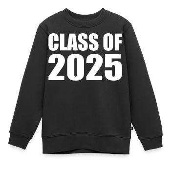 Class of 2025 - Kinder Premium Organic Sweatshirt - Schwarz - Vorne - AI Model Kid Female (0cm)