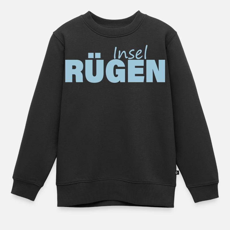 REBUKE - Kids Premium Organic Sweatshirt - black