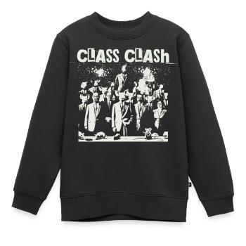 Le choc des classes rebelles résiste à la résistance - Sweat Premium enfant bio - noir - Devant - AI Model Kid Female (0cm)