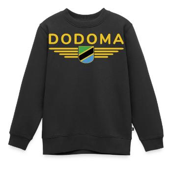 Dodoma Design pour les fans de Tanzanie - Sweat Premium enfant bio - noir - Devant - AI Model Kid Female (0cm)