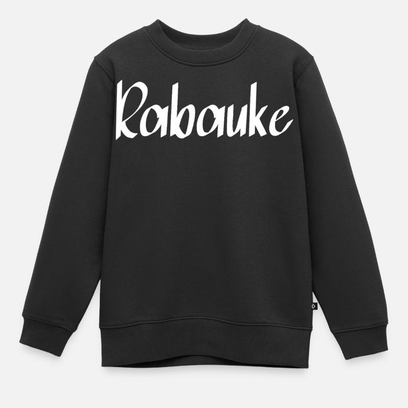 Rabauke - Kinder Premium Organic Sweatshirt - Schwarz
