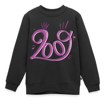 17. Geburtstag Mädchen geboren 2009 Geschenk - Kinder Premium Organic Sweatshirt - Schwarz - Vorne - AI Model Kid Female (0cm)