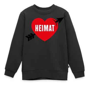 Heimatliebe (Heimat, Heimatland, Heimatstadt / 3C) - Kinder Premium Organic Sweatshirt - Schwarz - Vorne - AI Model Kid Female (0cm)