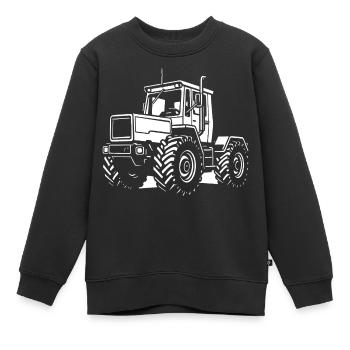 Kraft am Hang - Kinder Premium Organic Sweatshirt - Schwarz - Vorne - AI Model Kid Female (0cm)