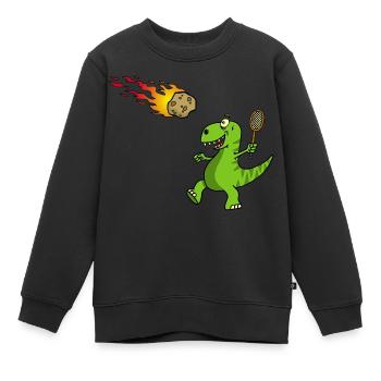 Return to sender - Kids Premium Organic Sweatshirt - black - Front - AI Model Kid Female (0cm)
