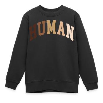 Humain Humain Africain - Sweat Premium enfant bio - noir - Devant - AI Model Kid Female (0cm)