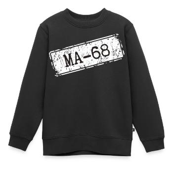 Mannheim 68 - Kinder Premium Organic Sweatshirt - Schwarz - Vorne - AI Model Kid Female (0cm)