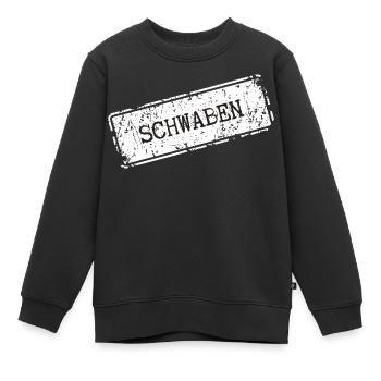 Conception du nom de la ville de Souabe - Sweat Premium enfant bio - noir - Devant - AI Model Kid Female (0cm)