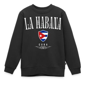 J’adore La Havane, la fierté cubaine - Sweat Premium enfant bio - noir - Devant - AI Model Kid Female (0cm)