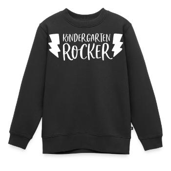 Kindergarten Rocker Kindergartenkind Junge - Kinder Premium Organic Sweatshirt - Schwarz - Vorne - AI Model Kid Female (0cm)