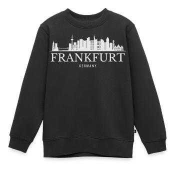 Ligne de Francfort, Francfort, Allemagne - Sweat Premium enfant bio - noir - Devant - AI Model Kid Female (0cm)