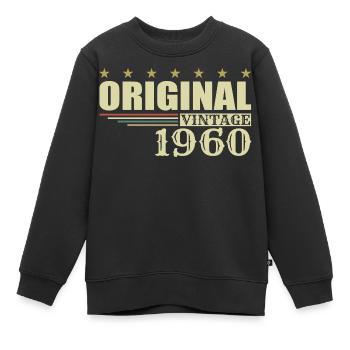 1960 Geburtstag 1960 - Kinder Premium Organic Sweatshirt - Schwarz - Vorne - AI Model Kid Female (0cm)