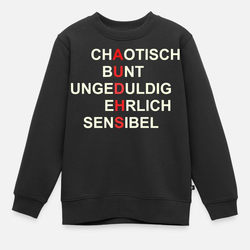 L’AUDHS est visiblement différente. Visible I. - Sweat Premium enfant bio - noir