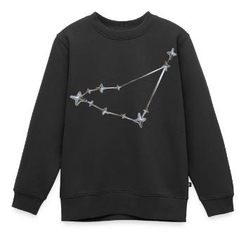 Sternenreihe Konstellation Design - Kinder Premium Organic Sweatshirt - Schwarz - Vorne - AI Model Kid Female (0cm)