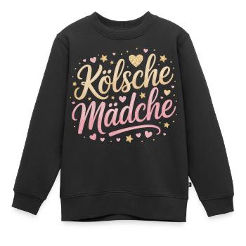 Cologne Girls Carnival Cologne Cologne Cologne Girls - Kids Premium Organic Sweatshirt - black - Front - AI Model Kid Female (0cm)