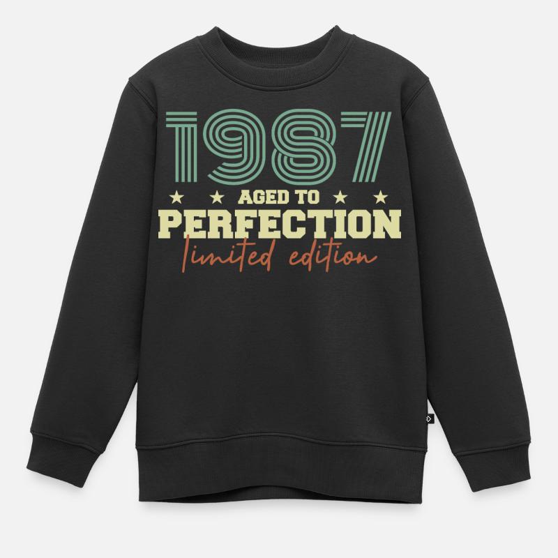 1987 - Sweat Premium enfant bio - noir