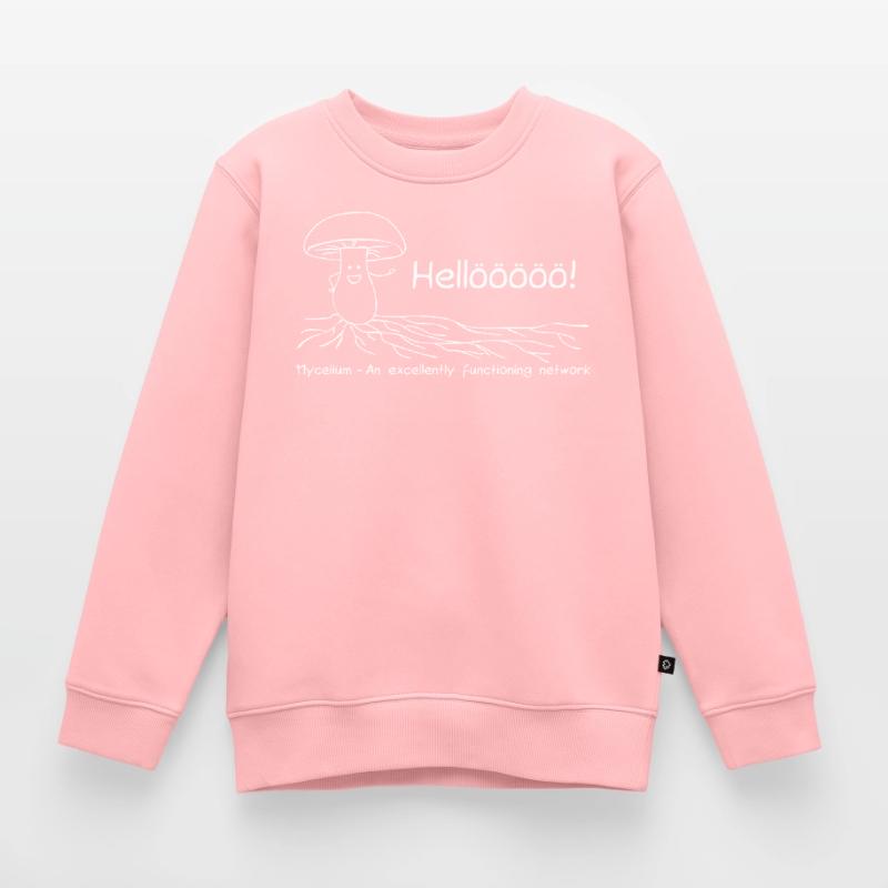 Mycelium - An excellently functioning network Kids Premium Organic Sweatshirt