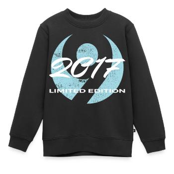 9e anniversaire 2017 cadeau garçons et filles - Sweat Premium enfant bio - noir - Devant - AI Model Kid Female (0cm)