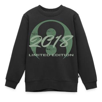 8e anniversaire 2018 cadeau garçons et filles - Sweat Premium enfant bio - noir - Devant - AI Model Kid Female (0cm)