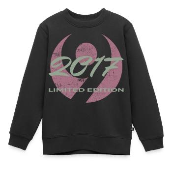 9e anniversaire 2017 cadeau garçons et filles - Sweat Premium enfant bio - noir - Devant - AI Model Kid Female (0cm)