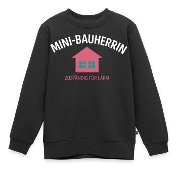 Développeur responsable du bruit - Sweat Premium enfant bio - noir - Devant - AI Model Kid Female (0cm)