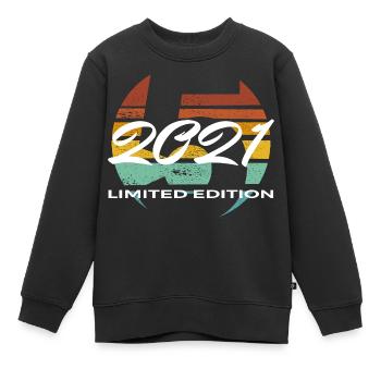 5. Geburtstag 2021 Jungen und Mädchen Geschenk - Kinder Premium Organic Sweatshirt - Schwarz - Vorne - AI Model Kid Female (0cm)