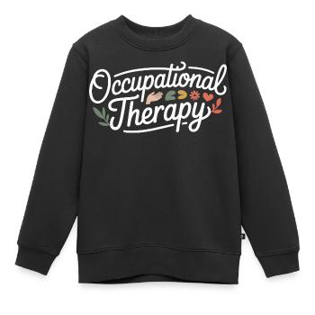 Ergotherapie Einheit Shirt - Kinder Premium Organic Sweatshirt - Schwarz - Vorne - AI Model Kid Female (0cm)