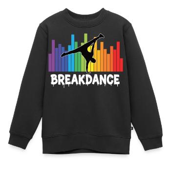 Breakdance Streetstyle Hip Hop DJ Dance - Sweat Premium enfant bio - noir - Devant - AI Model Kid Female (0cm)