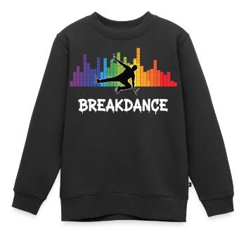 Breakdance Streetstyle Hip Hop DJ Dance - Sweat Premium enfant bio - noir - Devant - AI Model Kid Female (0cm)