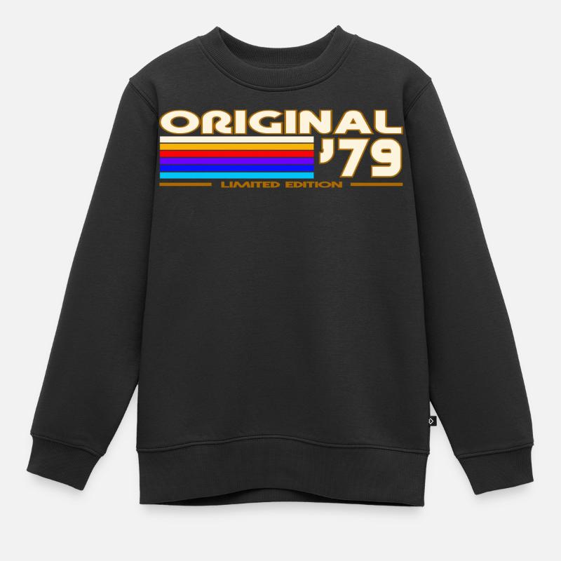 1979 - Kinder Premium Organic Sweatshirt - Schwarz