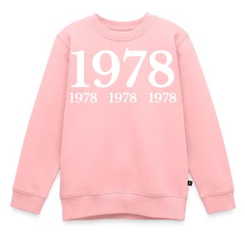 1978 - Sweat Premium enfant bio - rose - Devant - AI Model Kid Female (0cm)