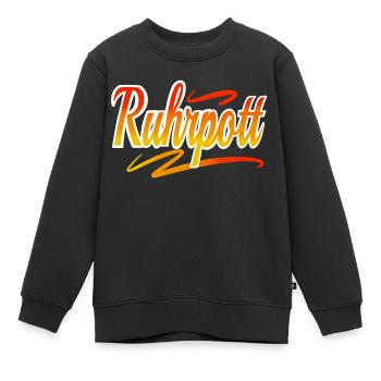 Ruhrpott - Kinder Premium Organic Sweatshirt - Schwarz - Vorne - AI Model Kid Female (0cm)