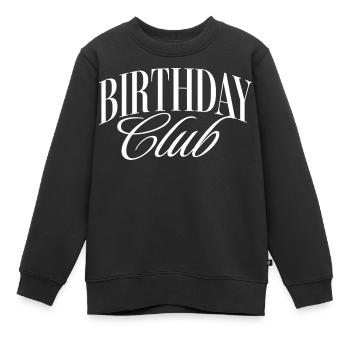 Anniversaire CLub - Sweat Premium enfant bio - noir - Devant - AI Model Kid Female (0cm)
