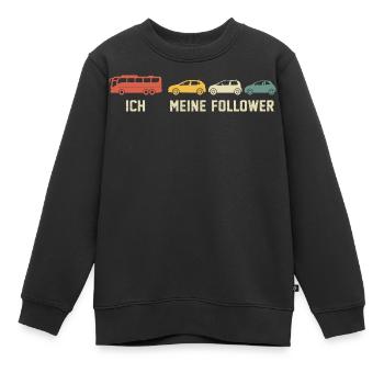 Busfahrer Und Meine Follower - Kinder Premium Organic Sweatshirt - Schwarz - Vorne - AI Model Kid Female (0cm)
