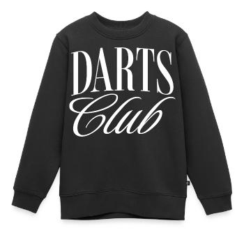 Club de fléchettes - Sweat Premium enfant bio - noir - Devant - AI Model Kid Female (0cm)
