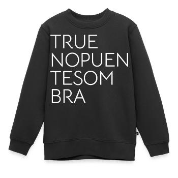 PONT DE L’OMBRE DU TONNERRE - Sweat Premium enfant bio - noir - Devant - AI Model Kid Female (0cm)