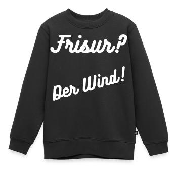 Heimatliebe Nord/coiffure ? - Sweat Premium enfant bio - noir - Devant - AI Model Kid Female (0cm)