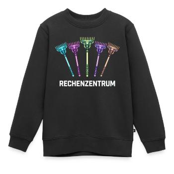 Rechenzentrum Gärtner Garten Gartenarbeit - Kinder Premium Organic Sweatshirt - Schwarz - Vorne - AI Model Kid Female (0cm)