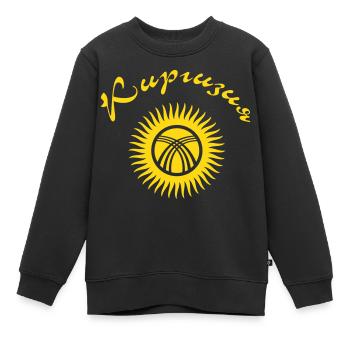 Киргизия / Kirgisien 1 - Kinder Premium Organic Sweatshirt - Schwarz - Vorne - AI Model Kid Female (0cm)