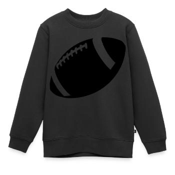 American Football - Kinder Premium Organic Sweatshirt - Schwarz - Vorne - AI Model Kid Female (0cm)
