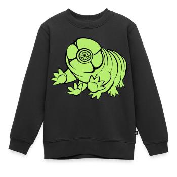 Bärtierchen Tardigrade - Kids Premium Organic Sweatshirt - black - Front - AI Model Kid Female (0cm)