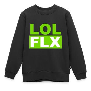 LOL FLX - Kinder Premium Organic Sweatshirt - Schwarz - Vorne - AI Model Kid Female (0cm)