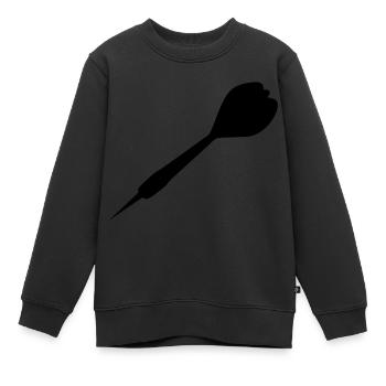 Fléchettes Fléchettes Fléchettes Fléchettes Joueurs de fléchettes Sport - Sweat Premium enfant bio - noir - Devant - AI Model Kid Female (0cm)