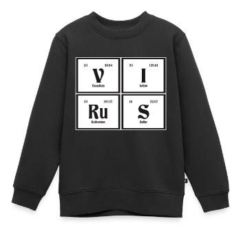 Virus - Periodensystem der Elemente - Kinder Premium Organic Sweatshirt - Schwarz - Vorne - AI Model Kid Female (0cm)