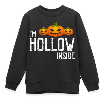 Je suis Hallow Inside Drôle de citrouille d’Halloween - Sweat Premium enfant bio - noir - Devant - AI Model Kid Female (0cm)