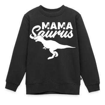 Dinosaurs 1 - Kinder Premium Organic Sweatshirt - Schwarz - Vorne - AI Model Kid Female (0cm)