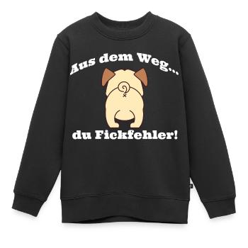 Dire Hors de vos erreurs - Sweat Premium enfant bio - noir - Devant - AI Model Kid Female (0cm)