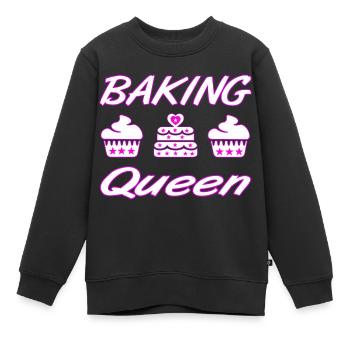 Cuire - Sweat Premium enfant bio - noir - Devant - AI Model Kid Female (0cm)