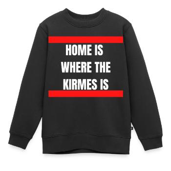 Kirmes - Kinder Premium Organic Sweatshirt - Schwarz - Vorne - AI Model Kid Female (0cm)