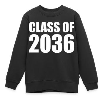 Class of 2036 - Kinder Premium Organic Sweatshirt - Schwarz - Vorne - AI Model Kid Female (0cm)